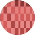 thumbnail image 1 of Ahgly Company Indoor Round Patterned Ferrari Red Area Rugs, 4' Round, 1 of 6