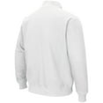 thumbnail image 3 of Men's Colosseum White Mississippi State Bulldogs Tortugas Logo Quarter-Zip Jacket, 3 of 3