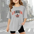 thumbnail image 1 of Hauts d'Été Décontractés à Manches Courtes pour Filles - T-Shirts Basiques à Col Rond Légers pour Filles et Adolescentes, 1 of 4