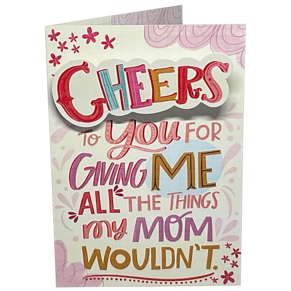 Designer Greetings 3D Spring Activated Pop Up Cheers Banner: All The Things Mom Wouldn't Mother's Day Card for Grandma