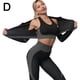 thumbnail image 1 of WAITLOVER Traje de yoga para mujer con cremallera superior traje deportivo sujetador entrenamiento fitness ropa, 1 of 7