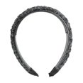 thumbnail image 3 of Unique Bargains 1 Pc Headband Lambswool Hair Accessories for Women Black Gray, 3 of 5