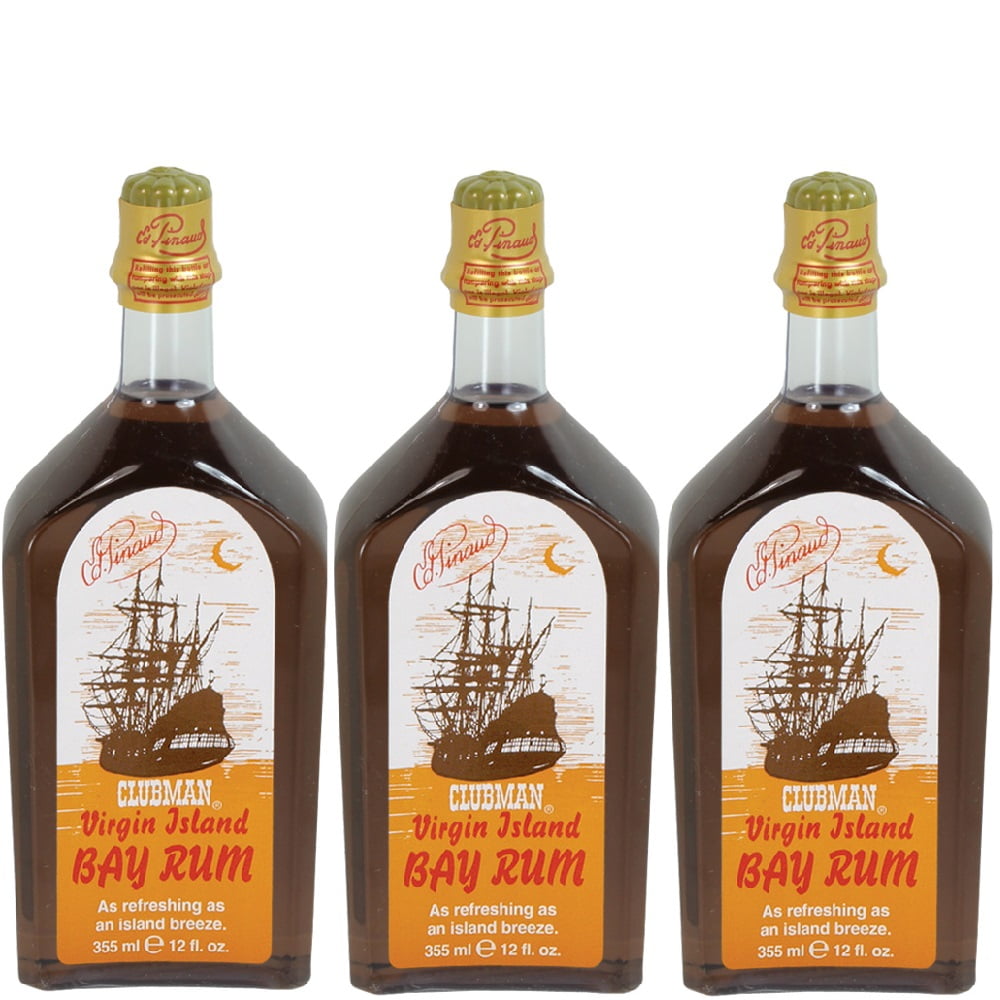 CLUBMAN PINAUD Virgin Island Bay Rum Men After Shave Cologne 12 oz