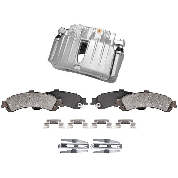 Rear Brake Pad and Caliper Kit - Compatible with 2002 - 2006 Cadillac Escalade 2003 2004 2005