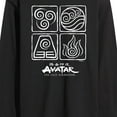 thumbnail image 3 of Avatar - The Last Airbender - Four Elements Inverse - Men's Long Sleeve T-Shirt, 3 of 5