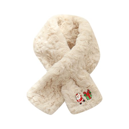 

JDEFEG Mint Scarf Crinkle Winter Plush Shawl Scarf Ornaments for Children Colorful Music Scarves Kids Scarf Imitation Rabbit Hair D