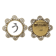 thumbnail image 1 of Broche de Flores Unbranded Katakana Japonés Regalo de Joyería para Mujeres y Niñas 3.8 cm, 1 of 3