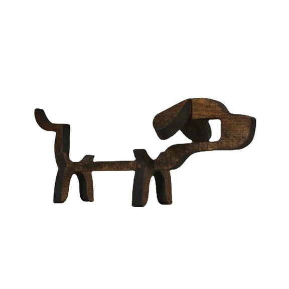 CMrtew Bottle Wooden Wine Rack Rustic Pig-Shaped Wine Bottle Holder for Countertop/Bar Cabinet, Farmhouse Home Decor with Non-Slip Base & Bottle Neck Guards, Handmade Wine Storage Shelf