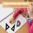 thumbnail image 2 of KAKOWELY 1 Set of Geometry Drawing Tool Kit School Design Drawing Tools Math Geometry Kit,6.3"X0.98"X0.04", 2 of 5