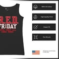 thumbnail image 6 of RED Friday Until They All Come Home Women's Tank Top Remember Everyone Deployed US Military Day American Patriot, 6 of 7