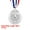 Silver, variant on Uxcell 2 Inch Gold Award Medals Metal Winner Medals with Neck Ribbon Trophy Pattern for Team Sports Games Party Favors 18 Pieces