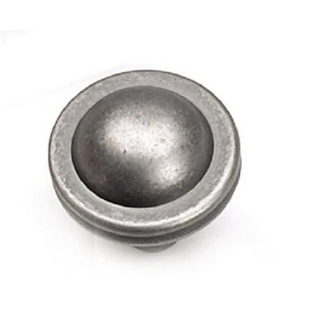 1.25 in. Contemporary Knob - Antique Pewter