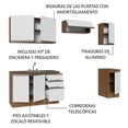thumbnail image 3 of Cocina Integral Modular Luna Madesa 240cm con Acessorios MB, 3 of 6