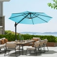 thumbnail image 2 of 10FT Premium Cantilever Patio Umbrella, 360° Rotation, Adjustable Tilt & UV 50+ Sun Protection for Outdoor Spaces, 2 of 8