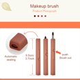 thumbnail image 4 of Pincel Para Labios De Maquillaje Pincel De Maquillaje Portátil Herramienta Cosmética Retráctil Advancent CE007419-03, 4 of 5