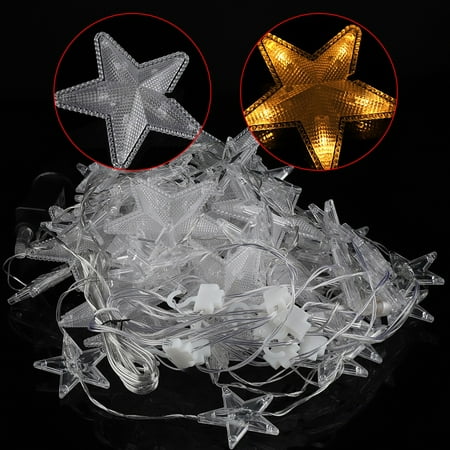 Yosoo Led Curtain Star String Fairy Light Wedding Party Christmas