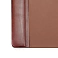 Mocha Leather 34 x 20 SideRail Desk Pad