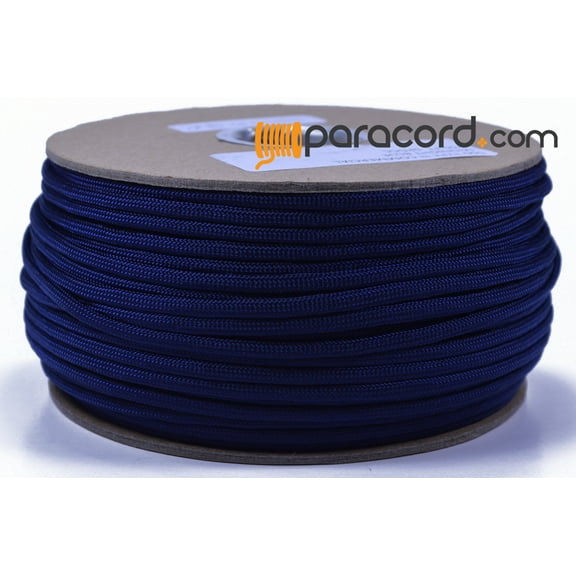 Bored Paracord Brand 550 Type III Paracord - Acid Midnight Blue - 250 Feet Spool