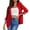 Red, variant on Vedolay Women Tops Womens Casual Lightweight Blazer Open Front Lapel Long Sleeve Office Jackets,Black XXL