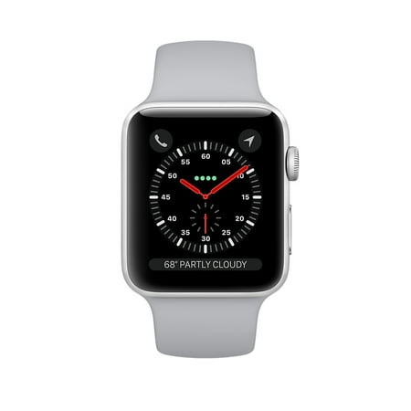 UPC 190198510679 product image for Apple Watch Gen 3 Series 3 Cell 38mm Silver Aluminum - Fog Sport Band MQJN2LL/A | upcitemdb.com