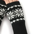 thumbnail image 4 of Manchons d'Hiver Flocon de Neige Élastiques Unisexes avec Trou pour le Pouce, 4 of 10