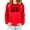 Red Sweatshirt, variant on Hit The Dang Ball Sweatshirt for Women and Teens Trendy Distressed Baseball Pullover Gray Sweatshirt Adult Medium