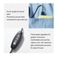 thumbnail image 5 of Wosthever Chaleco de enfriamiento para acampar, sudor microporoso, tecnología fresca y saludable, ropa de aire acondicionado, chaleco de trabajo Ropa Deportiva, Zapatos Azul marino METRO, 5 of 6