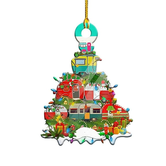 3 PCS Of Christmas Decorations Christmas Wooden Cute Decorations Indoor And Outdoor-Christmas Tree Living Room Bedroom Home Decoration