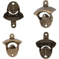 thumbnail image 3 of 10pcs Bottle Opener Wall Mounted Beer, Soda, Wine Opener for Cafe, Bars, Restaurant, Kitchen (Bronze), 3 of 4