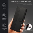 thumbnail image 2 of Allytechgroup for iPhone 16 Plus Wallet Case, Stylish Phone Case with Card Slots RFID Blocking Flip Stand PU Leather Shockproof Convenient Hand Wrist Case Cover for iPhone 16 Plus, Black, 2 of 9