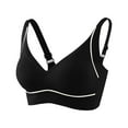 thumbnail image 1 of zuwimk Bras for Women,Women's Blissful Benefits Side Smoothing Wirefree Bra Z02-Black,XXL, 1 of 5