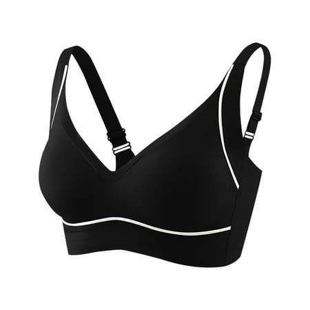 

Zuwimk Sports Bras For Women Women s at Ease Contour T Shirt Bra Black XXL