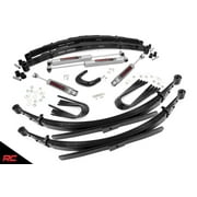 Rough Country 4" Lift Kit (fits) 77-87 Chevy GMC C/K10 C/K15 / 77-91 Blazer Suburban | N3 Shocks | 56" Springs | 256.20