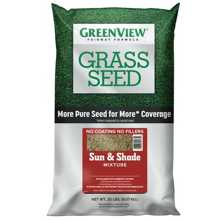GreenView Fairway Formula Grass Seed Sun & Shade Mixture - 20 (Best Grass Seed For Red Clay Dirt)