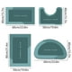 thumbnail image 3 of Juego de 4 alfombras de baño, tamaño grande, súper absorbentes, lavables en seco, antideslizantes, fáciles de limpiar, ideales para cualquier hogar, hotel, ducha, alfombra de baño de poliéster., 3 of 6
