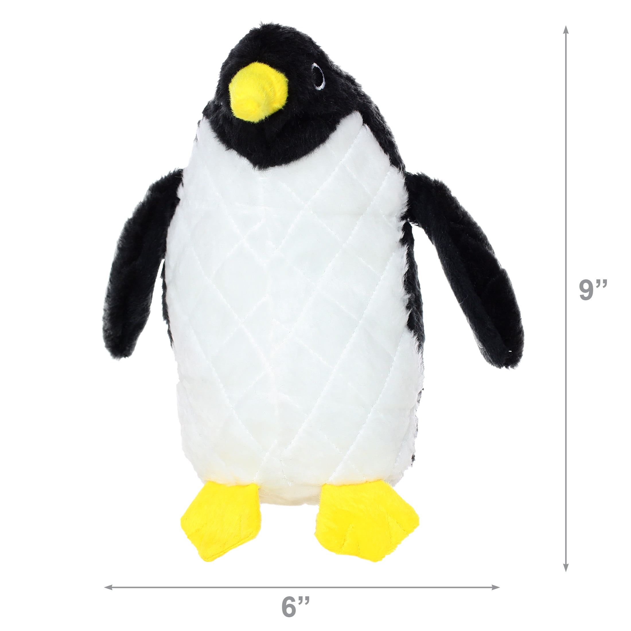 Mighty Arctic Penguin Durable Plush Squeaky Dog Toy