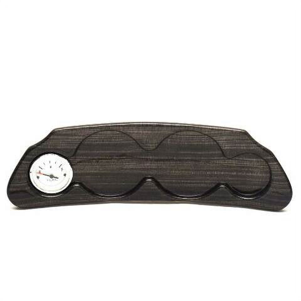 Lund Boat Gauge Panel 2249569 Fuel 6 1/2 x 2 3/4 Inch Woodgrain