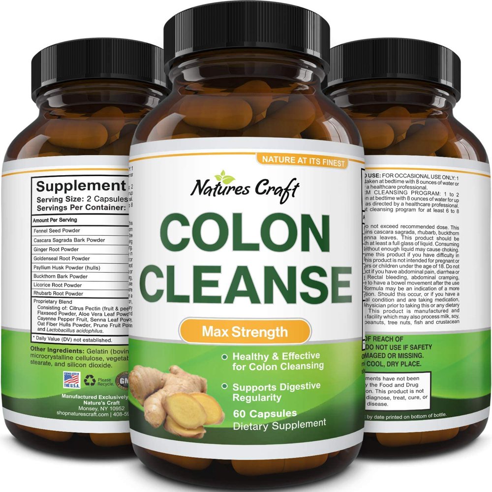 Colon Cleanser & Detox for Weight Loss Lactobacillus Acidophilus