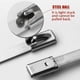 thumbnail image 3 of Bridas de metal para cables de 4,6 x 300 mm, bridas para cables plateadas de acero inoxidable - Bridas de metal para cables Paquete de 100 piezas, 3 of 4