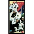 thumbnail image 2 of Seeley, Laura 9x14 Black Ornate Wood Framed with Double Matting Museum Art Print Titled - Cookies and Cream (Trio), 2 of 4