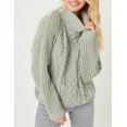 thumbnail image 4 of Suéter tejido grueso cuello alto AMAD Casual para mujer Talla S, 4 of 5