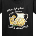 thumbnail image 4 of Inktastic When Life Gives You Lemons, Make Lemonade Youth T-Shirt, 4 of 5