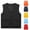 02# Light Blue, variant on Men's Multi-Pocket Quick Dry Vest Outdoor Utility Lightweight Loose Fit Work Casual Hiking Fishing Travel Breathable Cotton Solid Color Sleeveless M-3XL