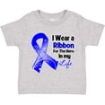 thumbnail image 3 of Inktastic Colon Cancer Ribbon Hero in My Life Boys or Girls Toddler T-Shirt, 3 of 5