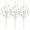 3 Pcs #2, variant on Artificial Easter Sprays Vine Stems, Artificial Easter Egg Picks Easter Floral Picks Colorful Easter Egg Picks Decorative Easter Egg Twig Branches for Floral Arrangement