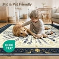 thumbnail image 4 of ODIKA Music Note Cd Guitar Disc Piano Key Border Treble Clef Shape Pet Friendly & Kids Safe Play for Playroom, Bedroom, Reading Nook, 4 of 7