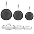 thumbnail image 2 of NutriChef Nonstick Tri Ply Copper Kitchen Cookware Pan Set, 6 Piece, 2 of 9
