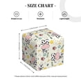 thumbnail image 4 of Lsque Cute Cow Printed Tissue Box Cover Holder, Facial Paper Organizer Dispenser,Square with Bottom Belt, PVC Leather Decorative Organizer, 4 of 8