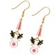 thumbnail image 2 of EeaseMX Pendientes navideños de Nochebuena, divertidos y creativos, para mujer (dorados A), 2 of 8
