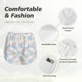 thumbnail image 4 of Bixox Women's Orchids Flowers pattern 2 in 1 Running Shorts - Lightweight Athletic Workout Gym Yoga Shorts Liner with Pockets - Small, 4 of 7